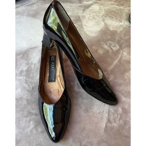 🎉Ros Hommerson Patent Leather Heel, Size 8N, Black